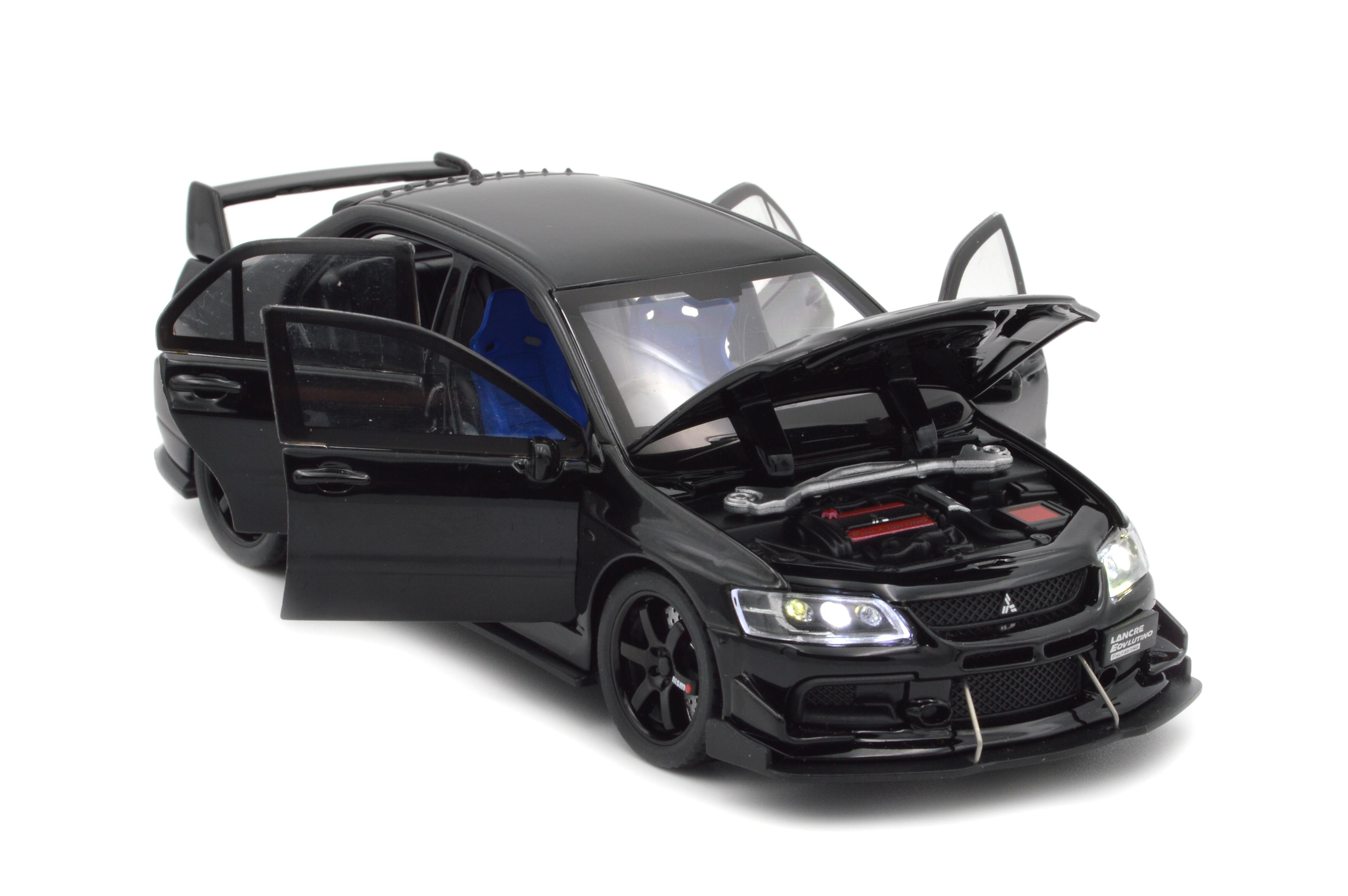 Іграшкова машинка металева Mitsubishi Lancer Evolution X 1:32 світло/звук/інерція/відкриваються двері (20651B) - фото 7 Іграшкова машинка металева Mitsubishi Lancer Evolution X 1:32 світло/звук/інерція/відкриваються двері (20651B) - фото 7