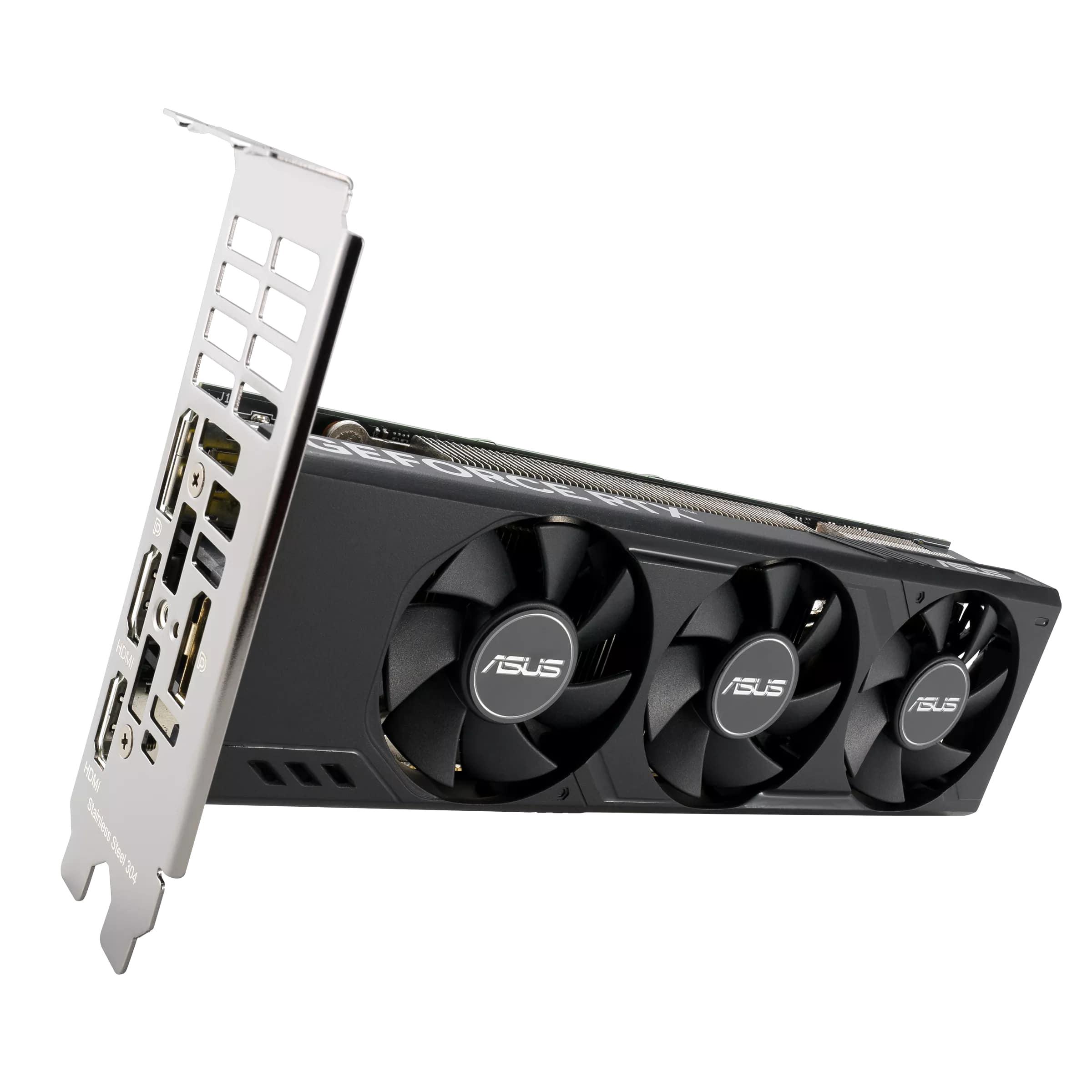 Видеокарта Asus GeForce RTX 4060 8GB GDDR6 OC low profile RTX4060-O8G-LP-BRK (ERC-90YV0JL0-M0NA00) - фото 3