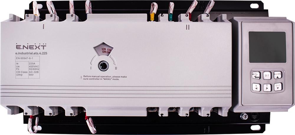 Автомат ввода резерва E.NEXT e.industrial.ats.4.225 4P 225А (i088006)