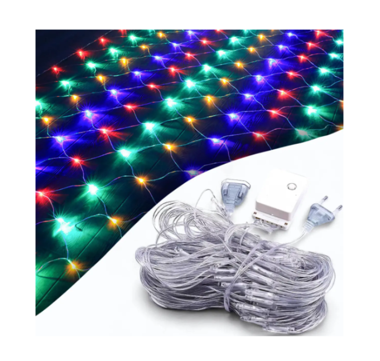 Гирлянда сітка мультиколір XPRO 1.3*1.3м 100 LED (GR- 57_13120)