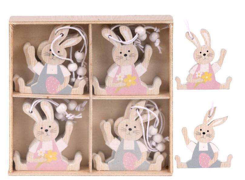 Фигурка-подвеска Пасхи Easter Bunny 12 шт. 13х13 см (R33815)