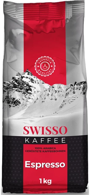 Кава зернова Swisso Kaffee Espresso 100% Arabiсa 1 кг
