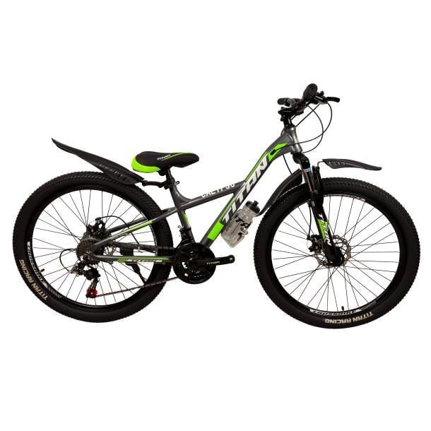 Велосипед Titan CALYPSO 26" 13" Темно/сірий/Зелений (615)