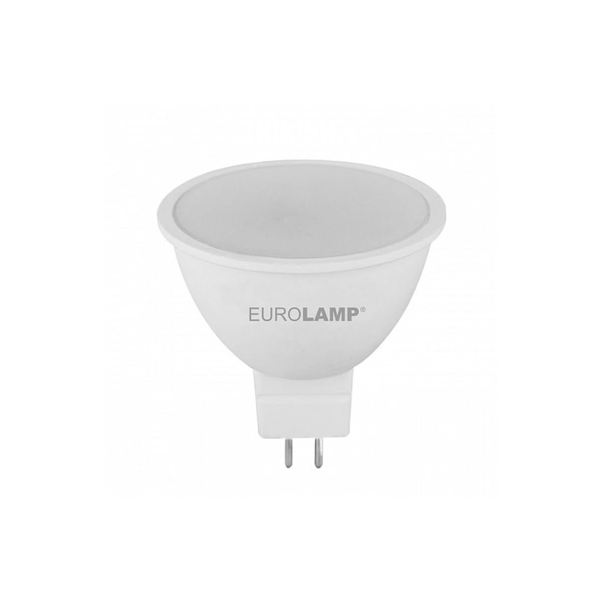 Лампа светодиодная Eurolamp LLED-SMD-03534P рефлекторная 3W 220V 285 lm 4000K GU5.3 50x54 мм (4260410482612)