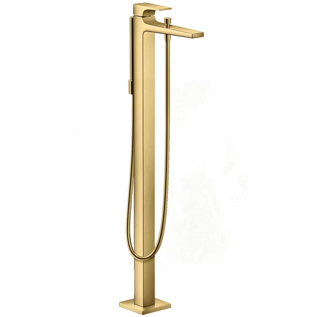 Смеситель для ванны Hansgrohe METROPOL 32532990 напольный Золотой (133976)