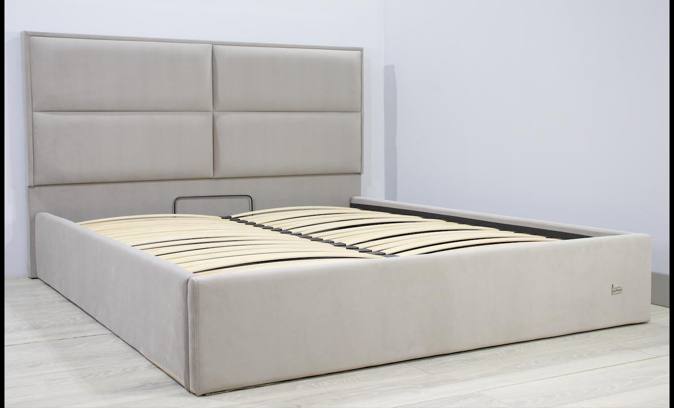 Кровать-подиум двуспальная SheffieldNew Design Standart Simple 140х190 см Серый Кровать-подиум двуспальная SheffieldNew Design Standart Simple 140х190 см Серый