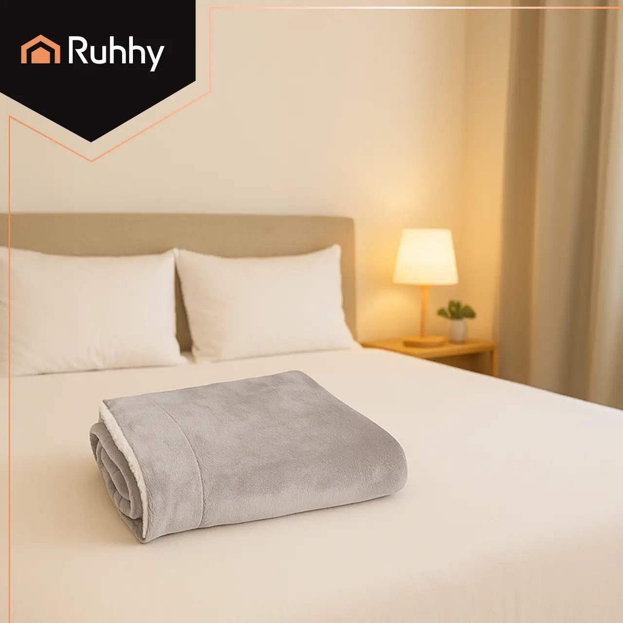 Плед двухсторонний Ruhhy 150x200 см Светло-серый (26293) - фото 6 Плед двухсторонний Ruhhy 150x200 см Светло-серый (26293) - фото 6