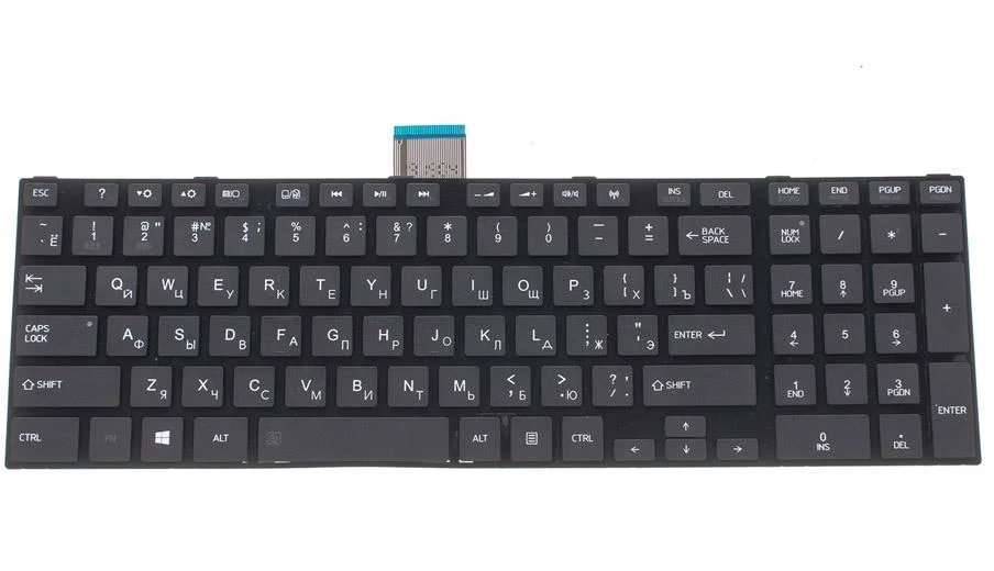 Клавіатура для ноутбука Toshiba Satellite L850 Чорний (180742)