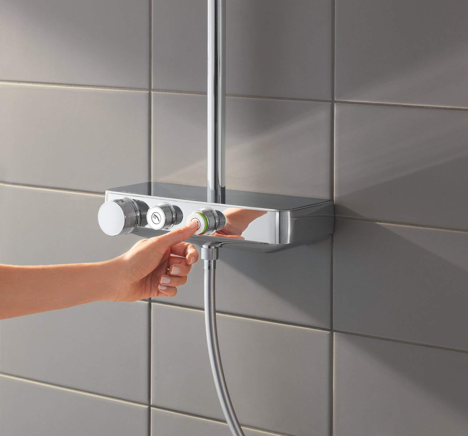 Душова система з термостатом Grohe Euphoria SmartControl 26509000 Хром (111317) - фото 5