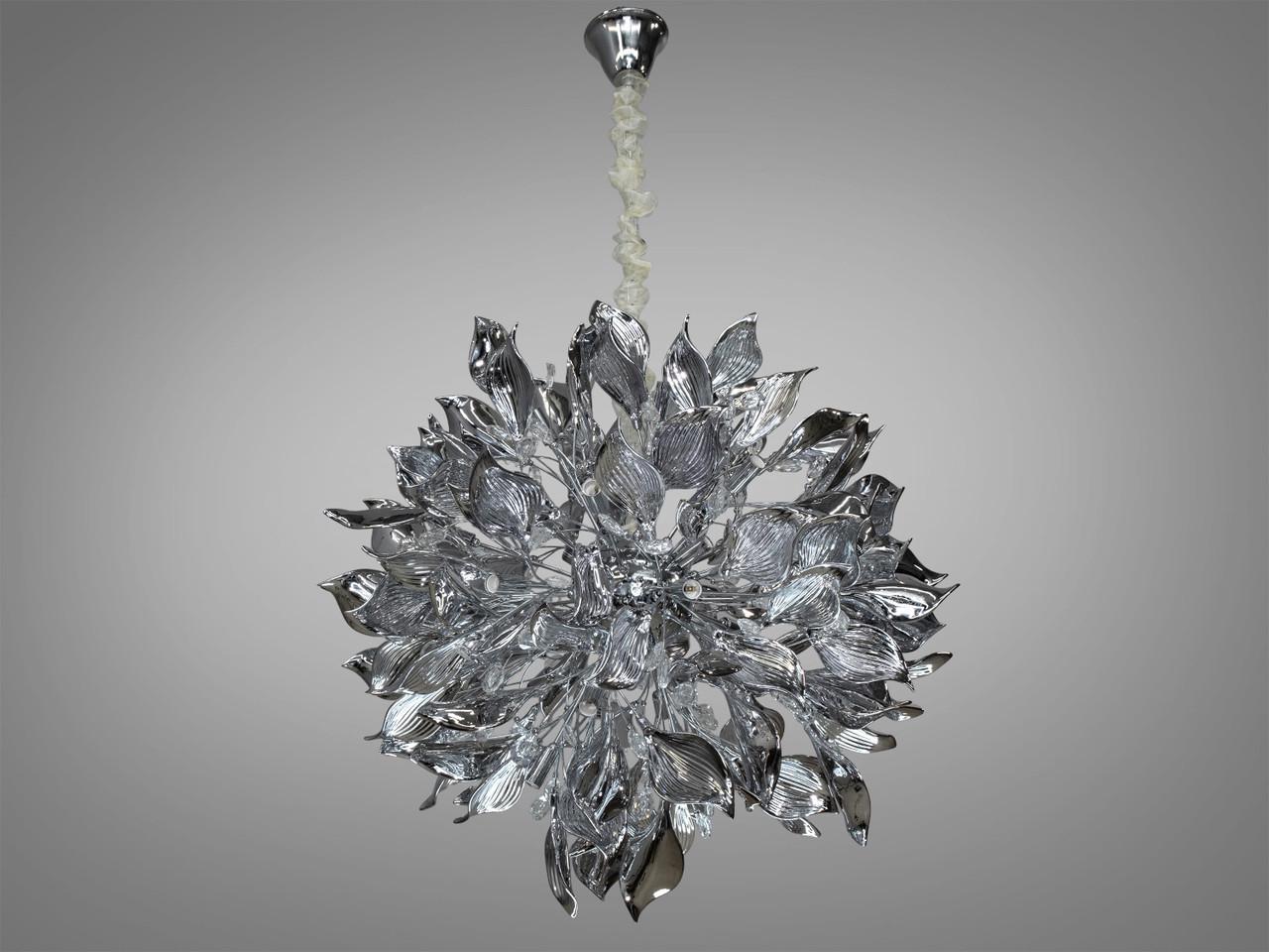 Люстра EcoLed підвіс 40 ламп 7229-32+8P HR Срібний Люстра EcoLed підвіс 40 ламп 7229-32+8P HR Срібний