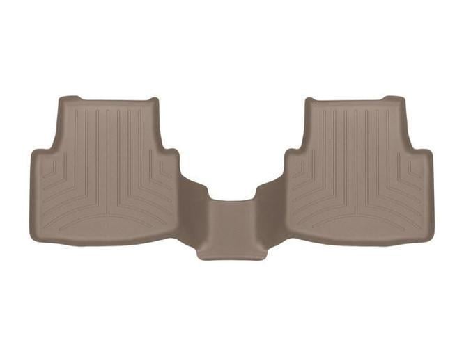 Коврики в салон WeatherTech задние Volkswagen Passat 2014 - с бортиком Бежевый (11526566)