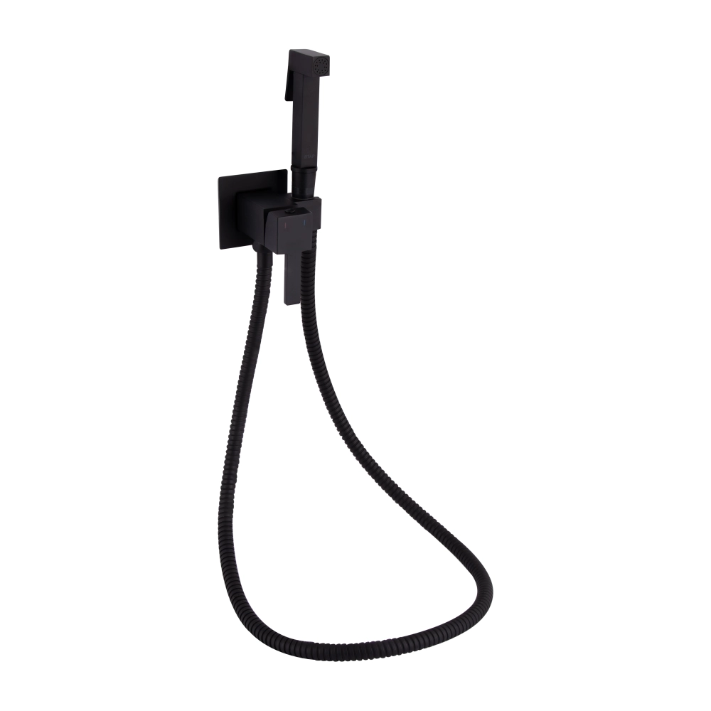 Смеситель для гигиенического душа скрытого монтажа Qtap Inspai-Varius k35 прямоугольный Matt Black (42859) Смеситель для гигиенического душа скрытого монтажа Qtap Inspai-Varius k35 прямоугольный Matt Black (42859)