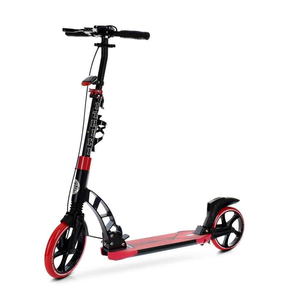 Самокат iTrike SR 2-014-BR Черный с красным