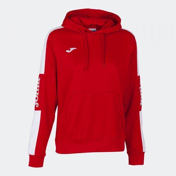 Реглан Joma 901334.602 Championship Iv Hoodie S Red/White (8424309506667)