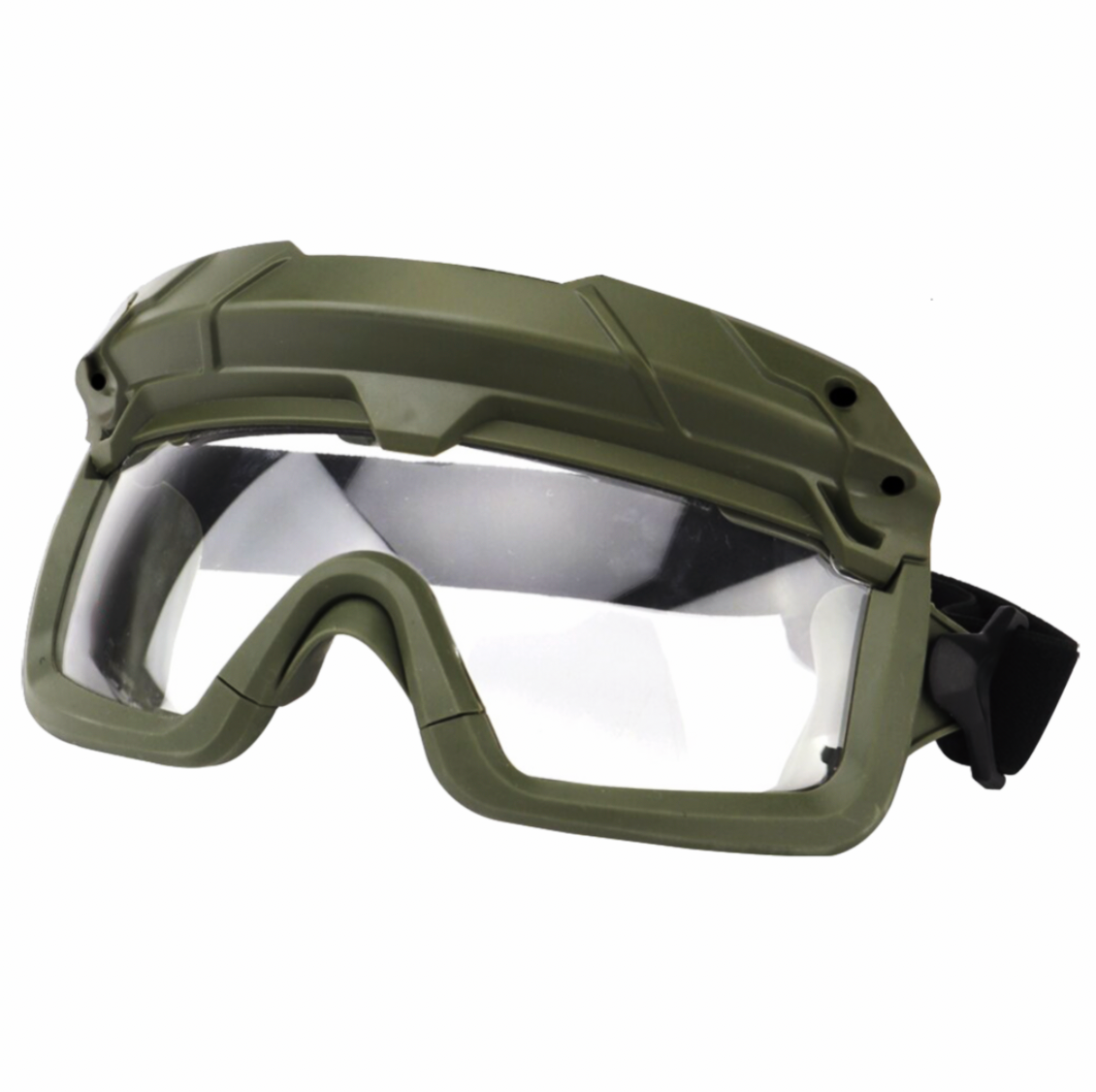 Маска-окуляри Ghost Iron Man з кріпленням до шолома Airsoft Олива (MK001017) - фото 7