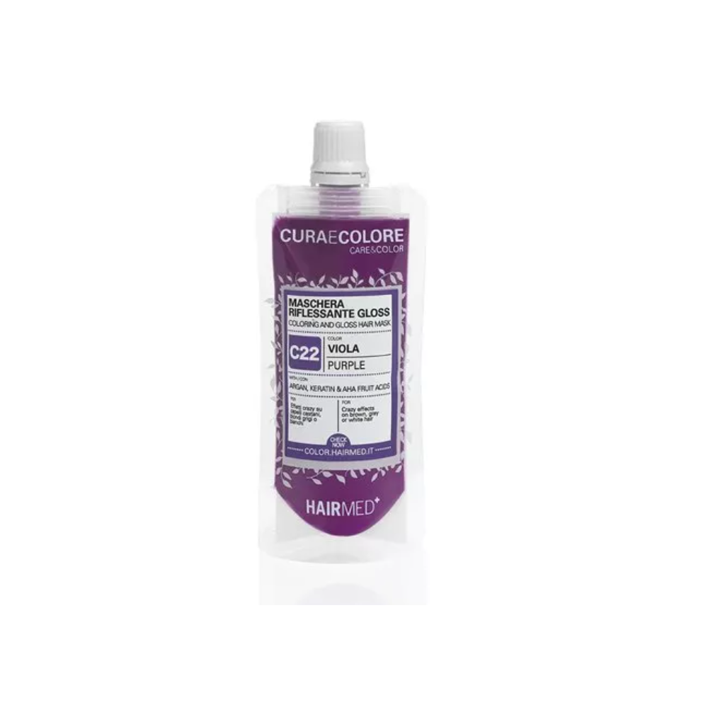 Тонувальна маска HAIRMED Coloring And Gloss Hair Mask Purple 40 мл Тонувальна маска HAIRMED Coloring And Gloss Hair Mask Purple 40 мл