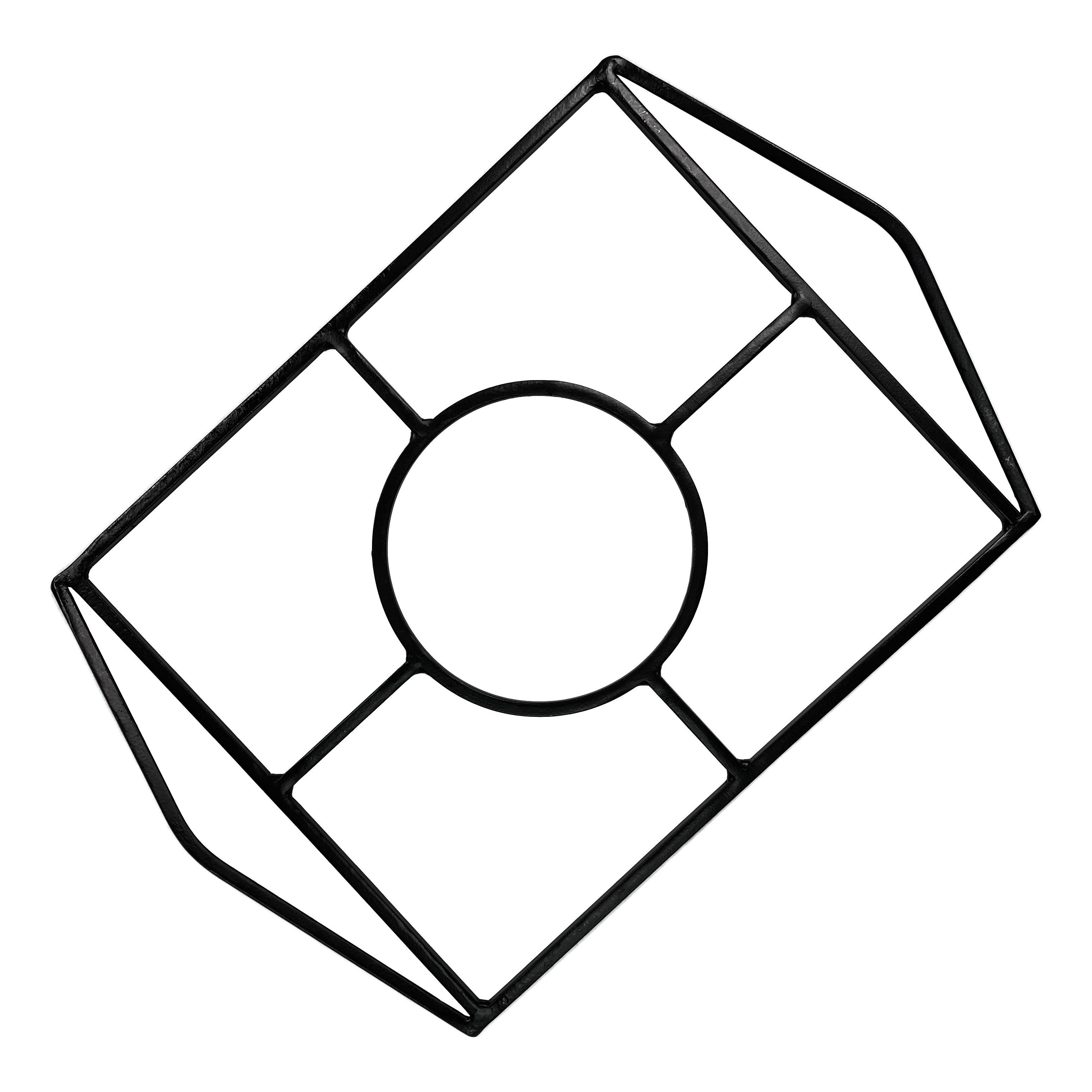 Підставка під котел для мангалу Mzavod універсальна 51х27х6 см сталева Чорний (147-17-1991510100009)