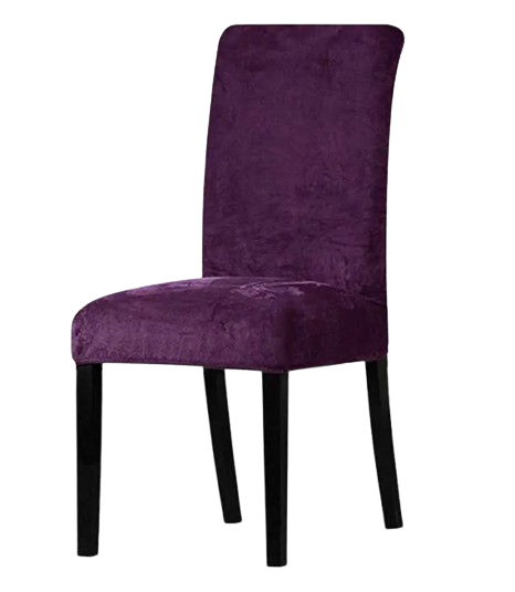 Чехол на кухонный стул микрофибра Homytex Фиолетовый (8-6-4554743)