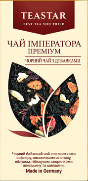 Чай TeaStar Императора Премиум черный байховый листовой с кусочками фруктов 100 г (1260) - фото 3 Чай TeaStar Императора Премиум черный байховый листовой с кусочками фруктов 100 г (1260) - фото 3