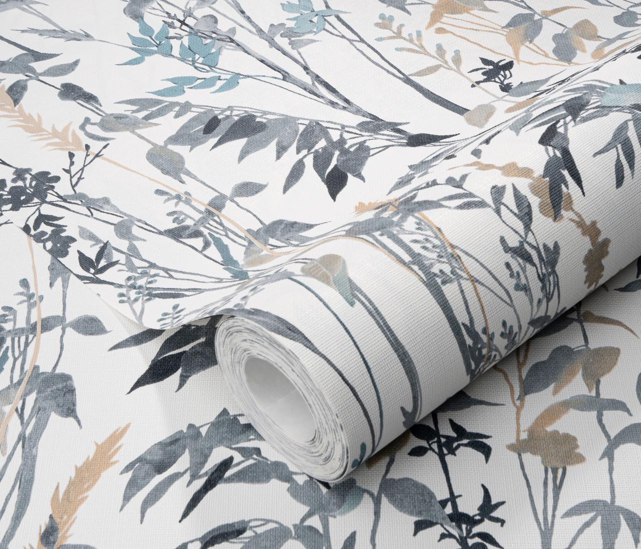 Обои флизелиновые Erismann Casual Chic 12140-18 винил горячего тиснения 1,06х10,05 м Бирюзовый