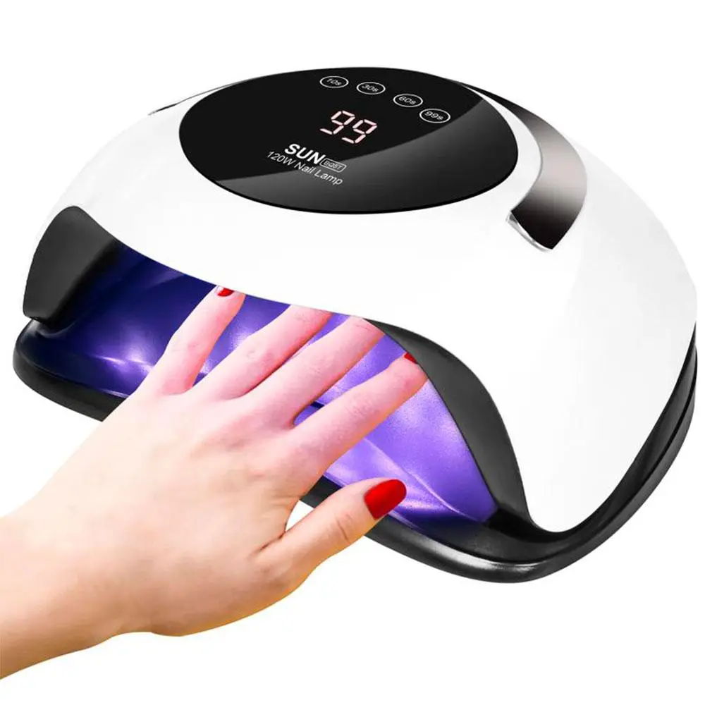 Лампа для маникюра SUN BQ-5T 120Вт UV/LED Белый (25422840) - фото 3 Лампа для маникюра SUN BQ-5T 120Вт UV/LED Белый (25422840) - фото 3