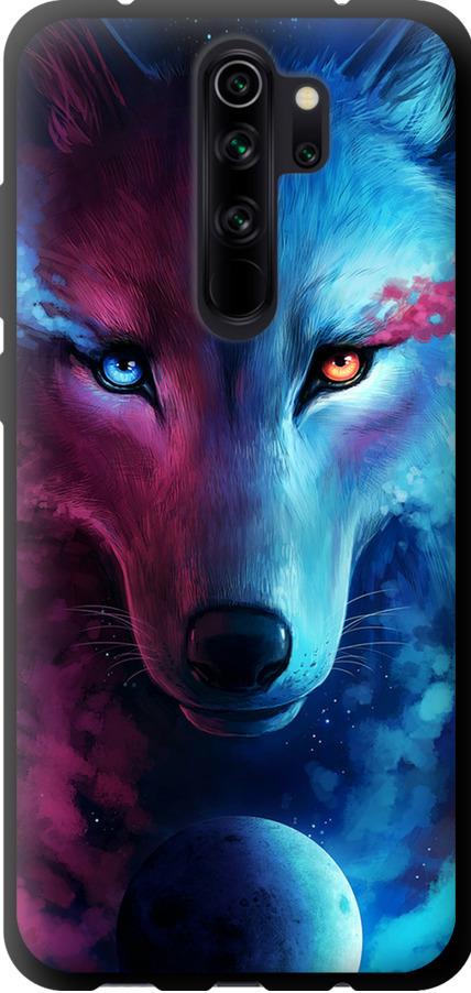 Чехол на Xiaomi Redmi Note 8 Pro Арт-волк (3999b-1783-42517)
