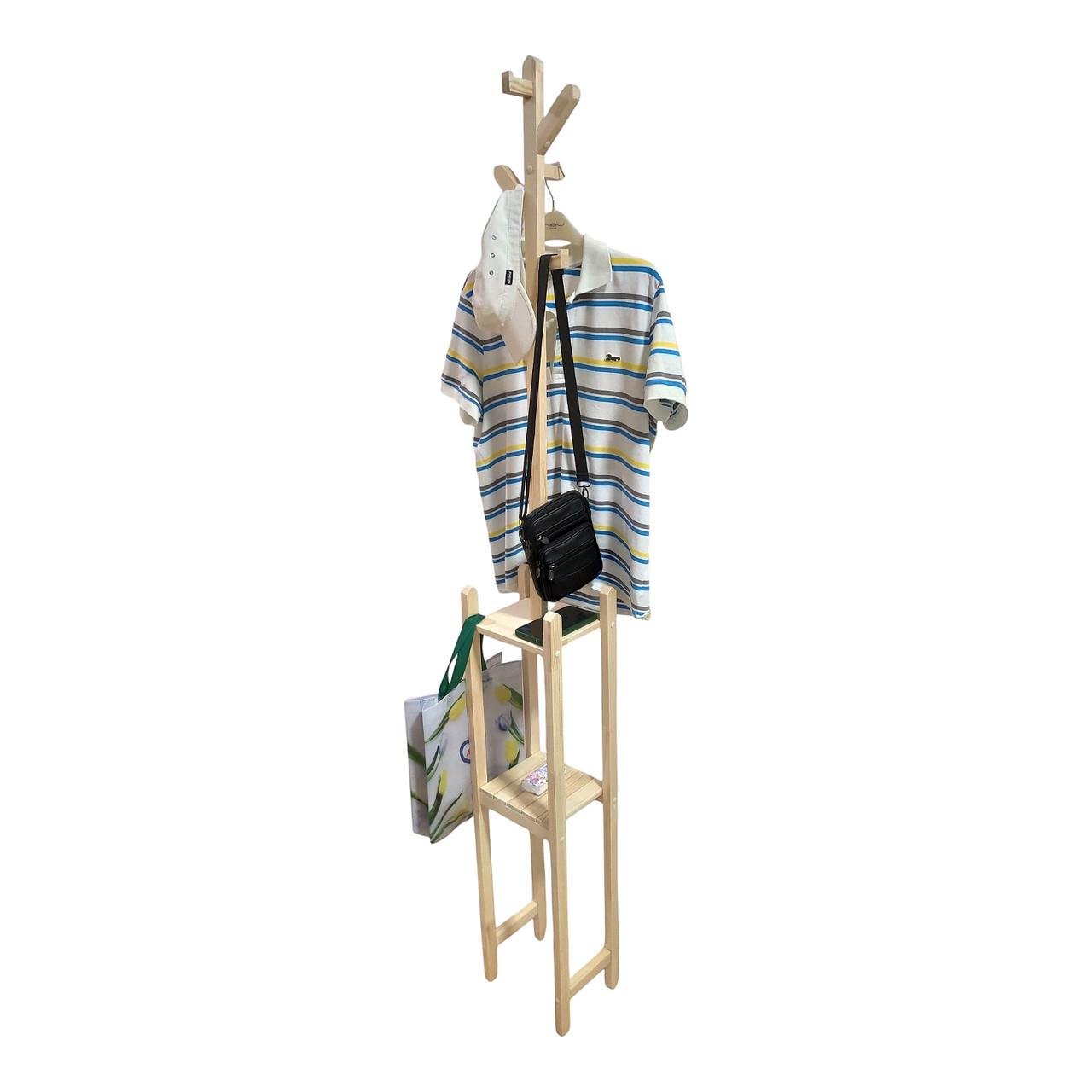 Вішалка для одягу підлогова в коридор дерев'яна (2616618314) - фото 2 Вішалка для одягу підлогова в коридор дерев'яна (2616618314) - фото 2