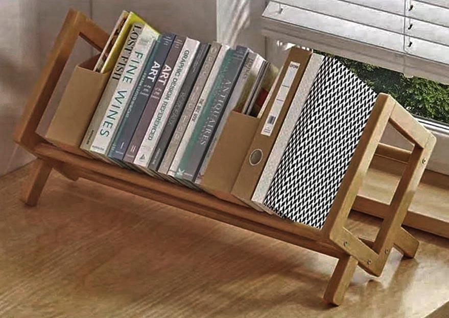 Полка книжная настольная из дерева Рианес Сиена (КПА-016205)