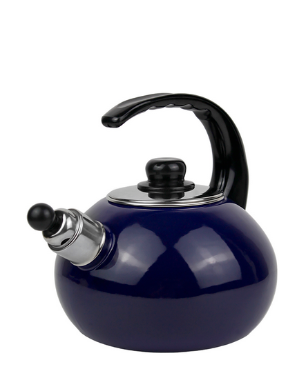 Чайник эмалированный со свистком 2,5л Синий (1039С) - фото 7 Чайник эмалированный со свистком 2,5л Синий (1039С) - фото 7