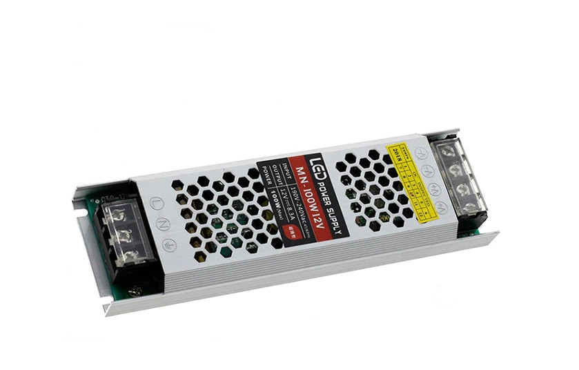Блок питания для светодиодной ленты slim 12V 100W (28248)