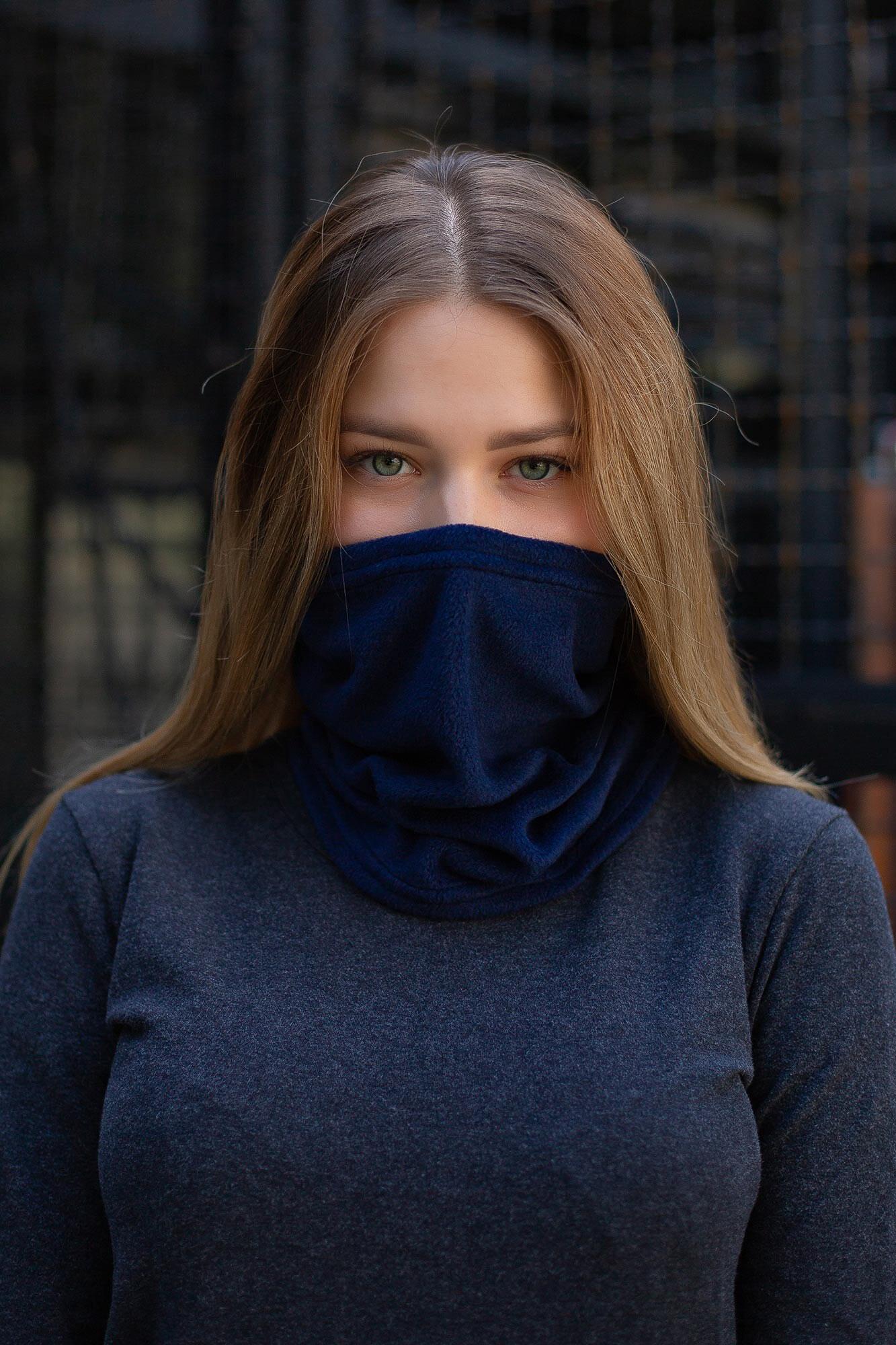 Шарф-бафф Without woman Темно-синий (8042652)