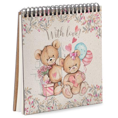 Скетчбук With love 16,7x18 см (BDK_18L024) Скетчбук With love 16,7x18 см (BDK_18L024)