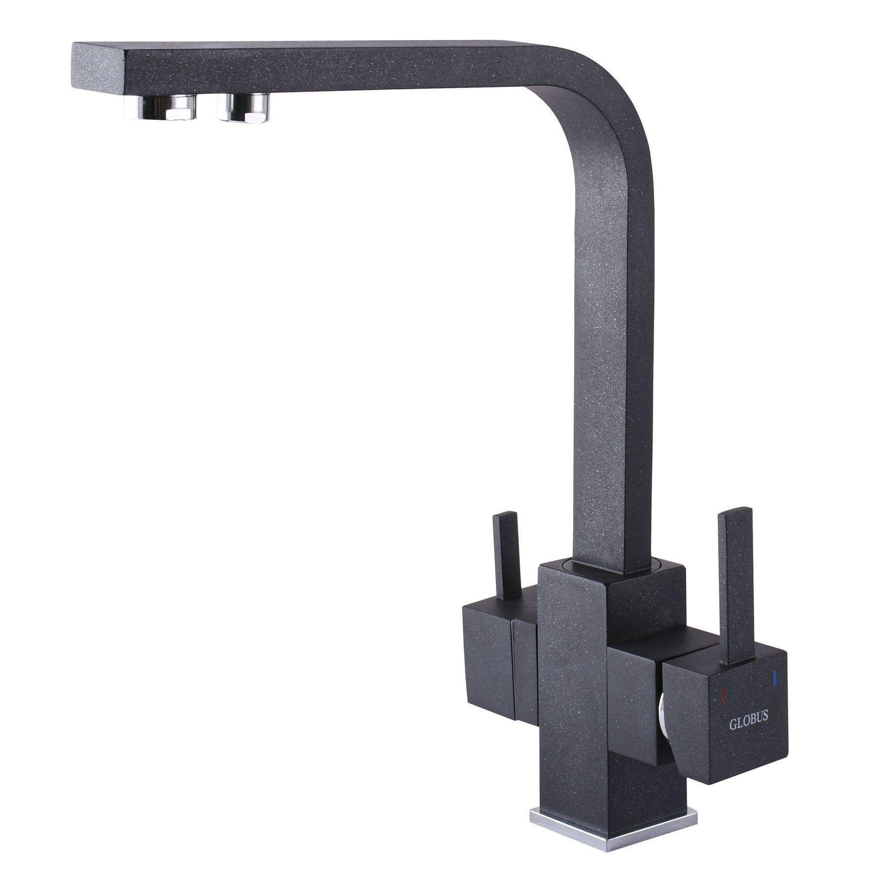 Змішувач для кухні під осмос Globus Lux Lazer GLLR-0111-1-Onix (0281) Змішувач для кухні під осмос Globus Lux Lazer GLLR-0111-1-Onix (0281)