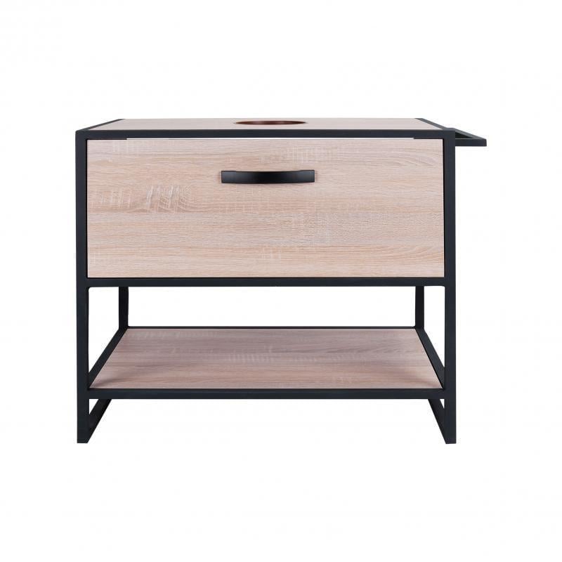 Тумба підлогова Q-tap Taurus 800х616х469 Whitish oak зі стільницею QT2480TNT83WO (13794)