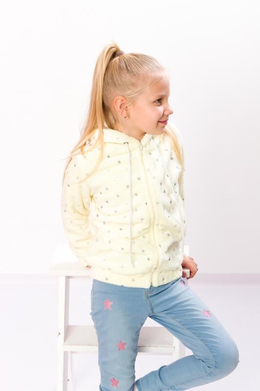 Джемпер для девочки Носи свое на молнии 104 см Белый (6071-035-5-v23)