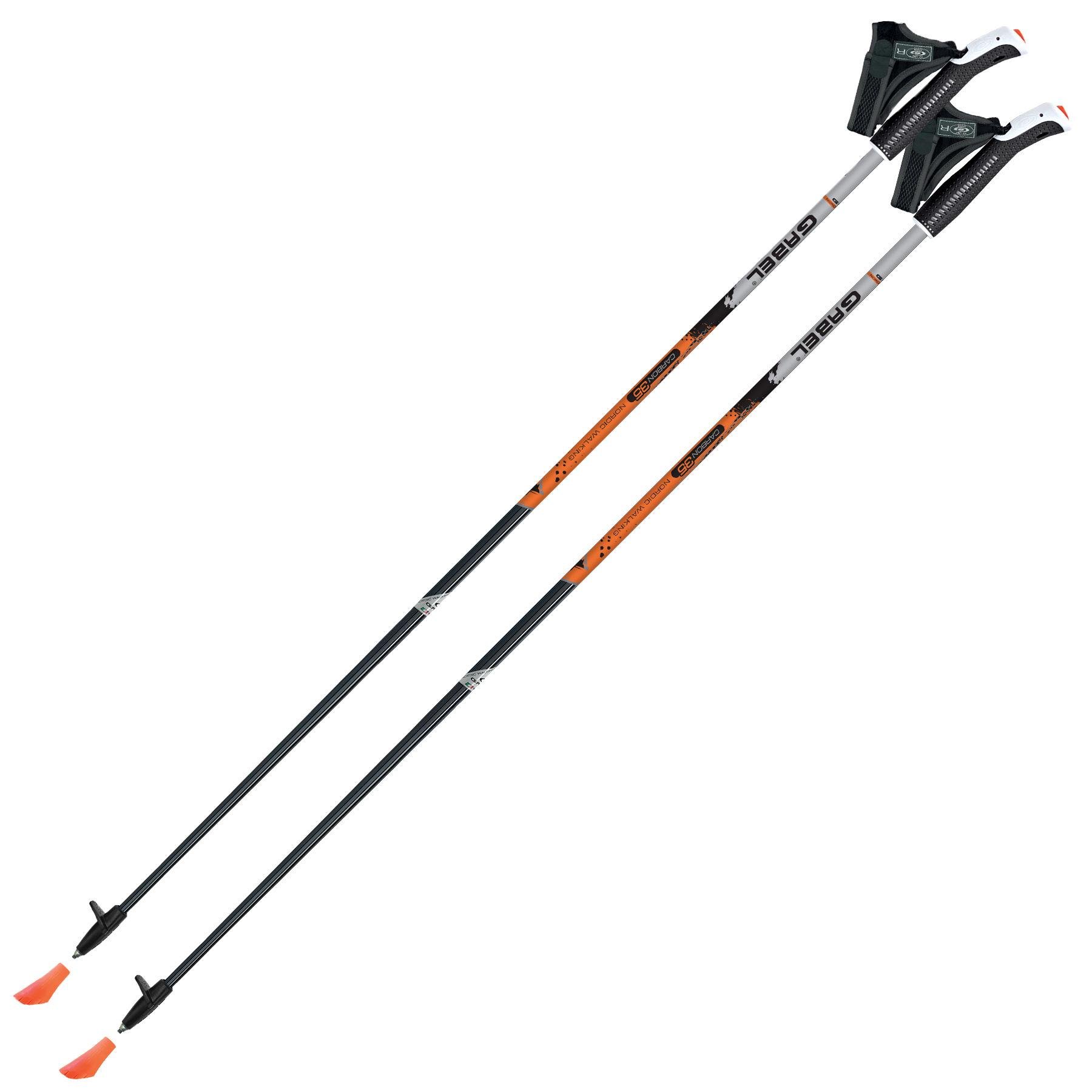 Палки для скандинавской ходьбы Gabel X-1.35 Black/Orange (7008361141250)