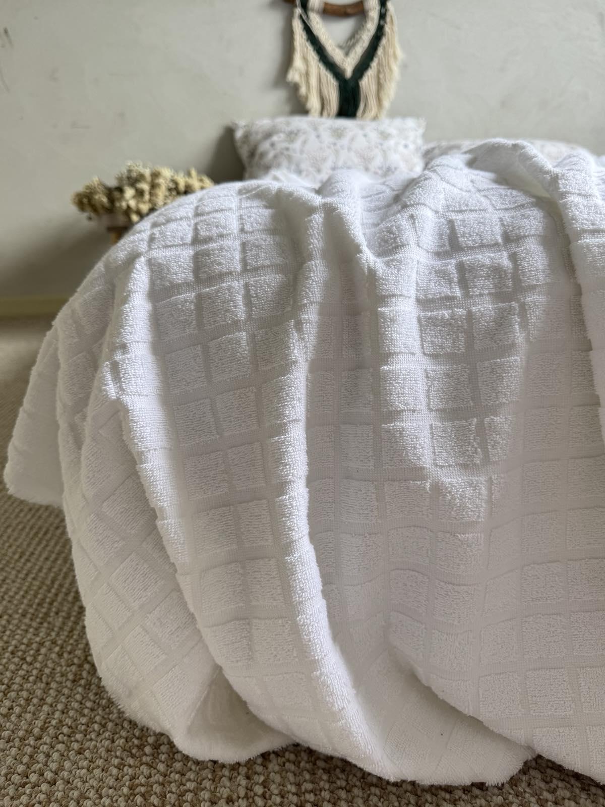 Покрывало летнее PALERMO махровое 120х200 см Молочный (26967364) - фото 6 Покрывало летнее PALERMO махровое 120х200 см Молочный (26967364) - фото 6