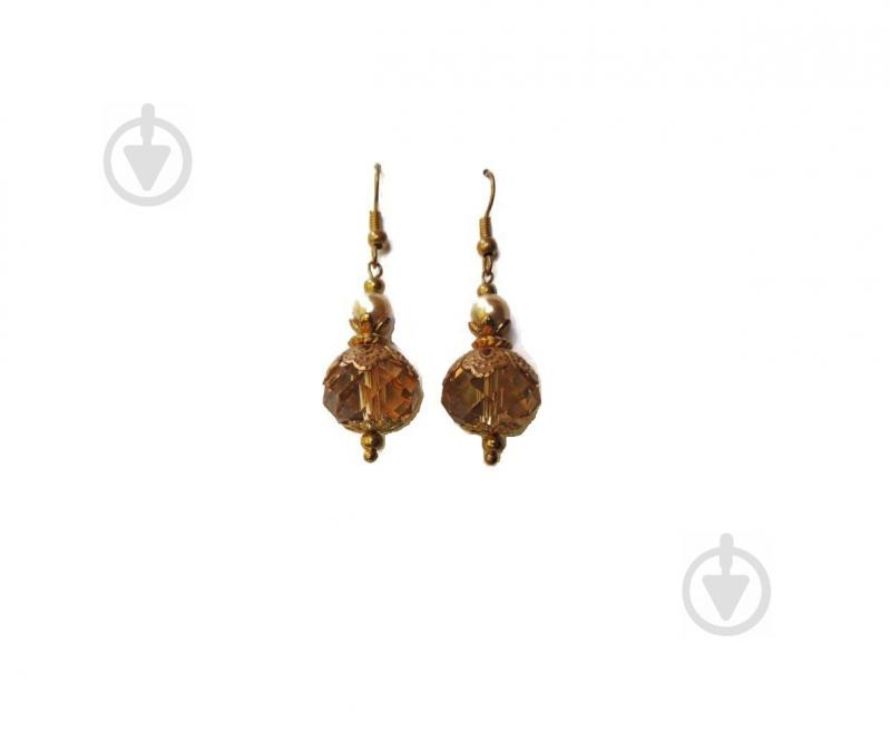 Серьги Inna Kalinina N19 Желтый Хрусталь (956019)