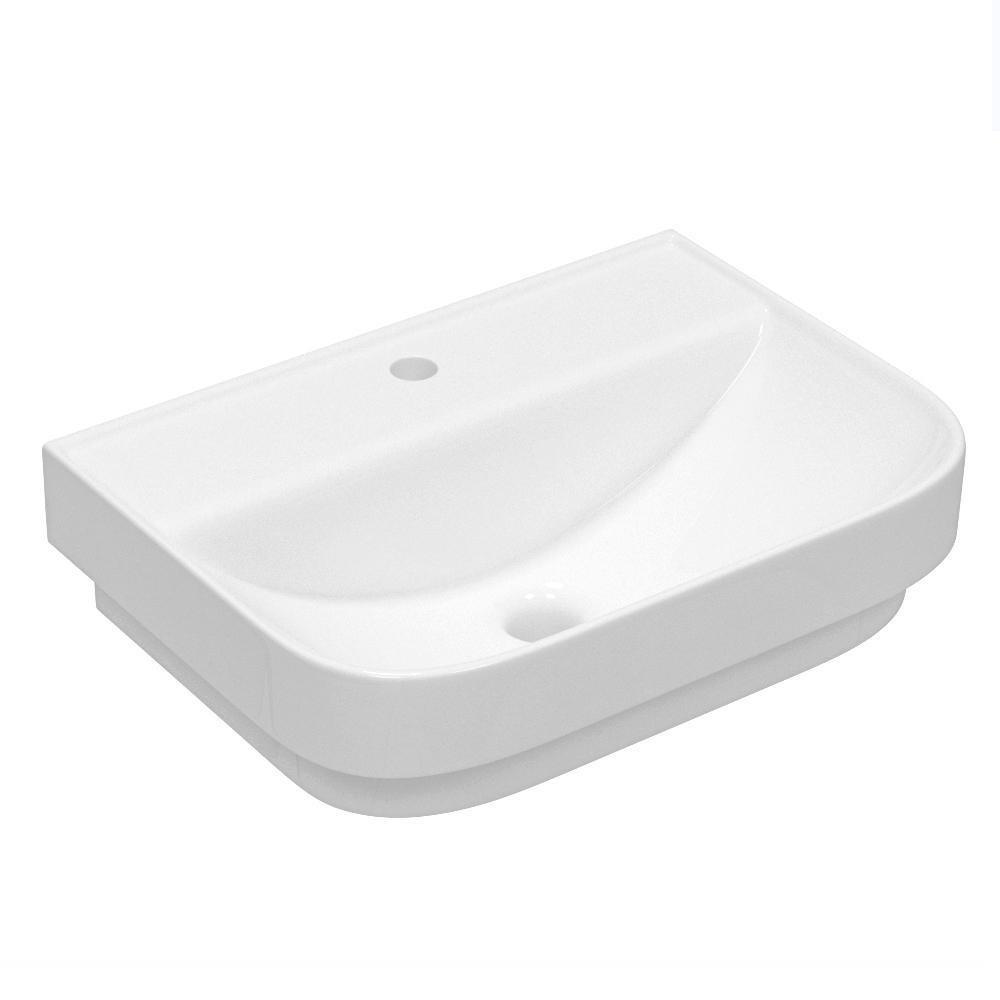 Умывальник керамический VOLLE SOLO 13-55-113 54 см Белый (81676)