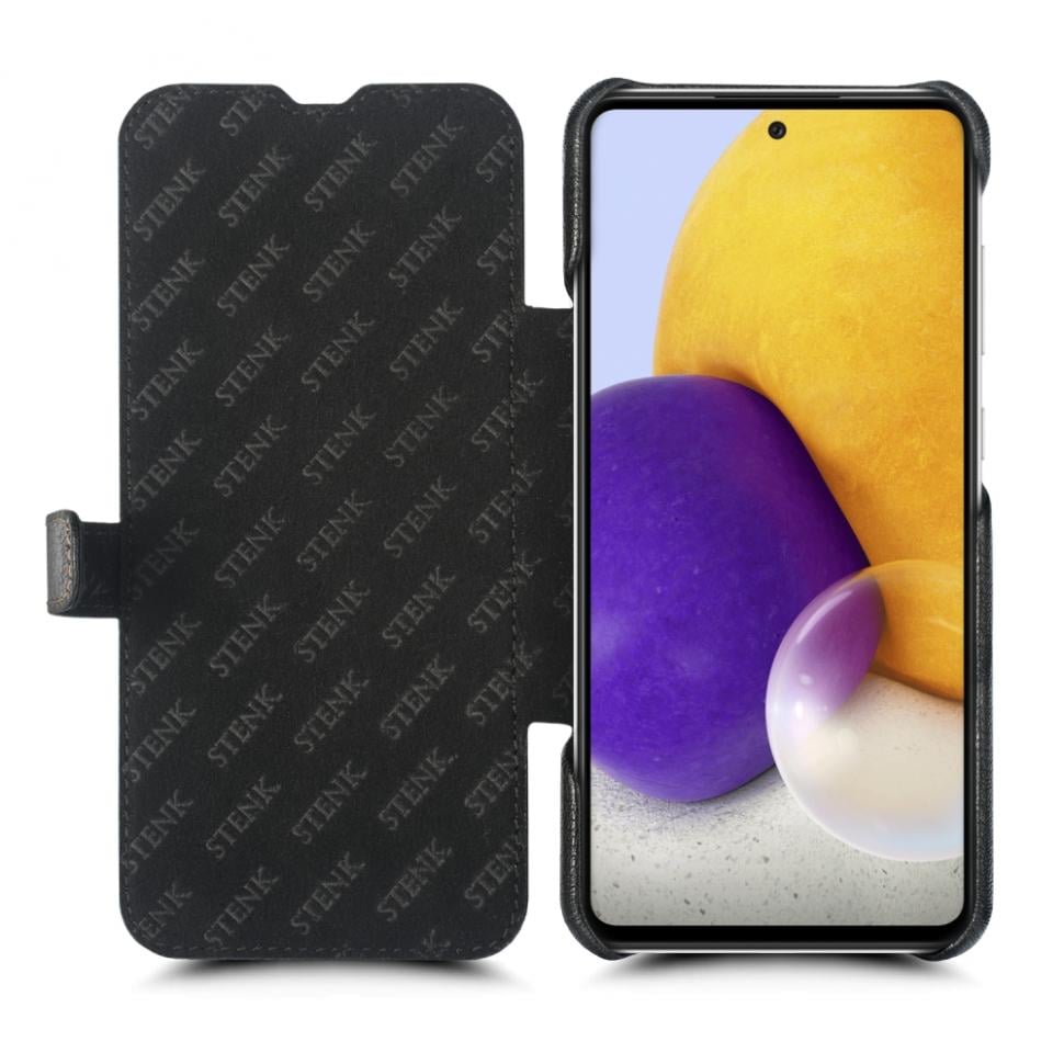 Чехол книжка Stenk Premium для Samsung Galaxy A72 Черный (68724)