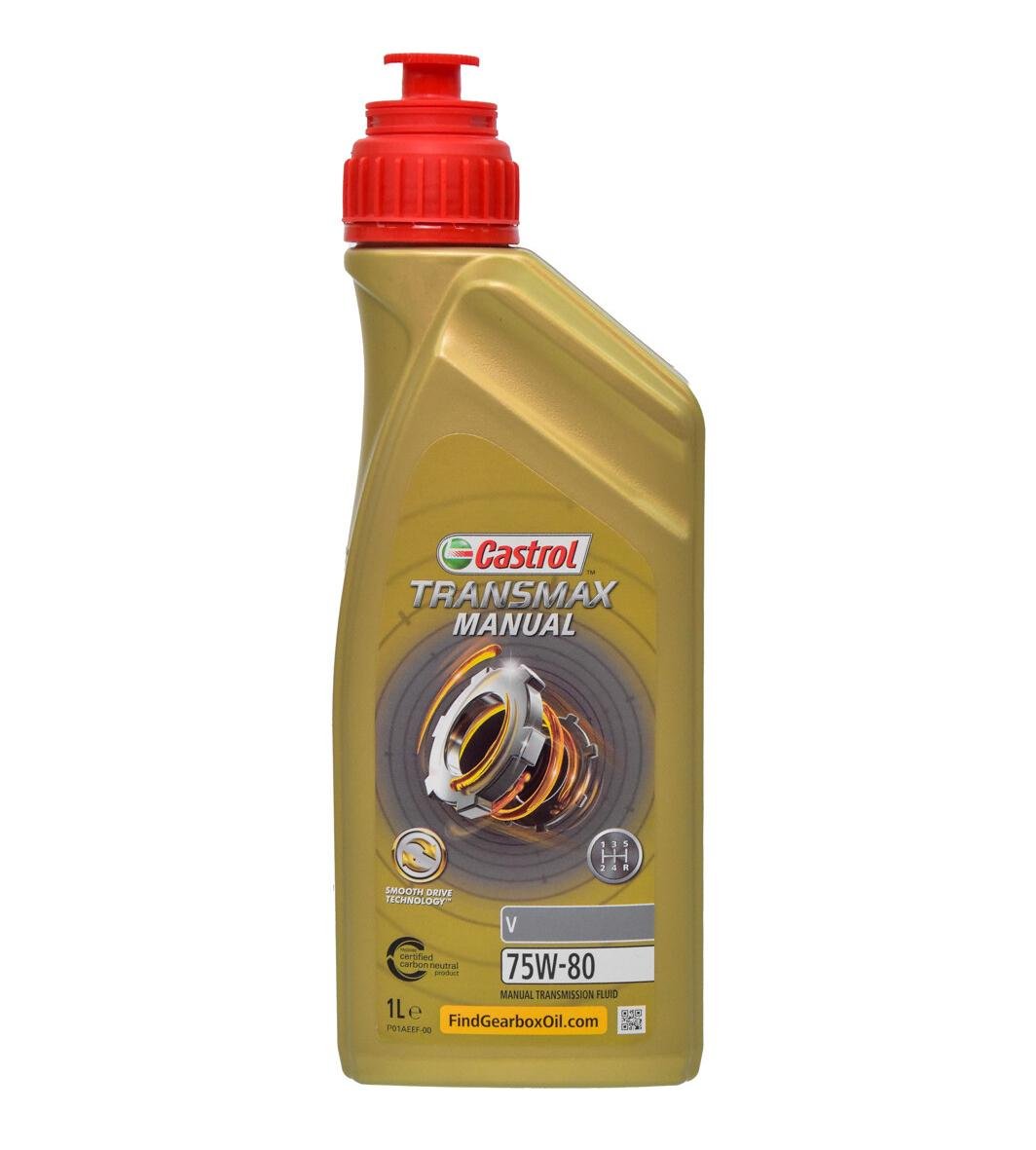 Трансмиссионное масло Castrol TRANSMAX MANUAL V 75W-80 12X1L