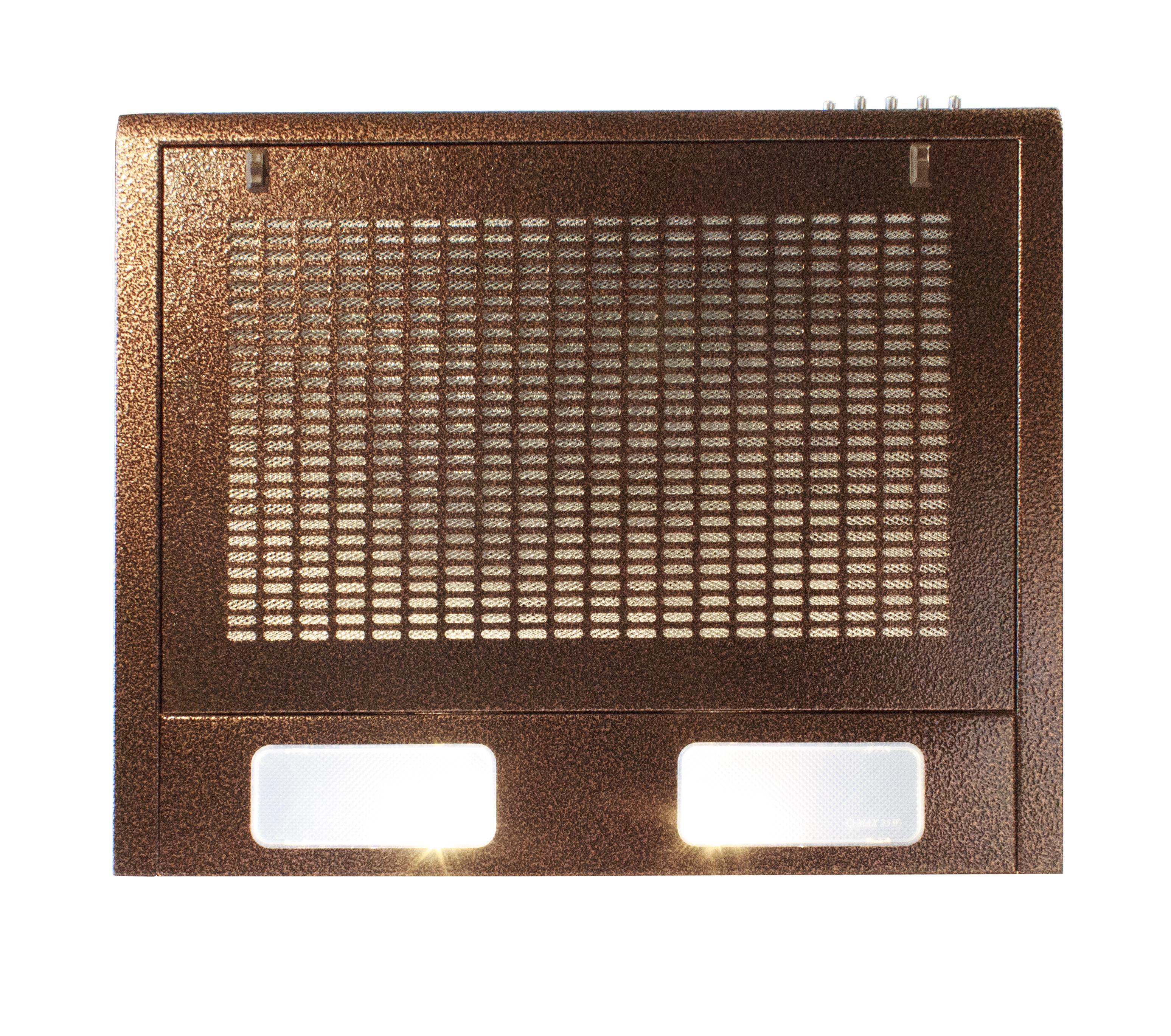 Витяжка кухонна ProfitM Плоска Турбо №1 60 см 420 м3 Мідний Антик - фото 8