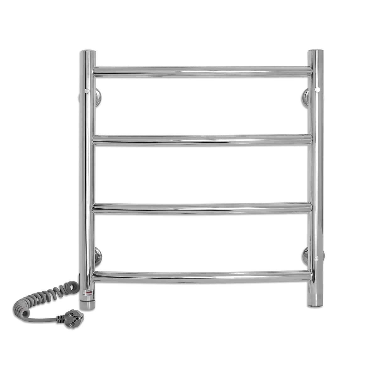 Полотенцесушитель электрический Laris Классик 450х500 мм стальная с левым подключением сенсорный регулятор Хром (132-127-73207719)