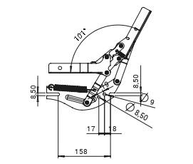 Механизм трансформации дивана Клик-Кляк (L018530) - фото 6