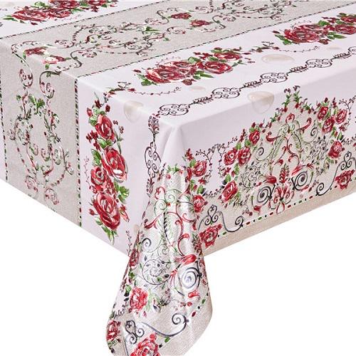 Клеенка Stenson Неаполь MA-4773 1,37x20 м с принтом на тканевой основе (11011694)