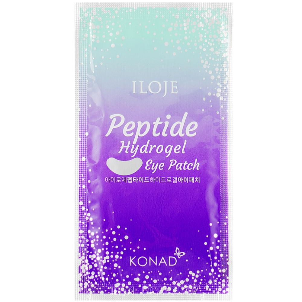 Патчи для глаз гидрогелевые Konad Iloje Peptide Hydrogel Eye Patch с пептидами 1 г (8809433728770)