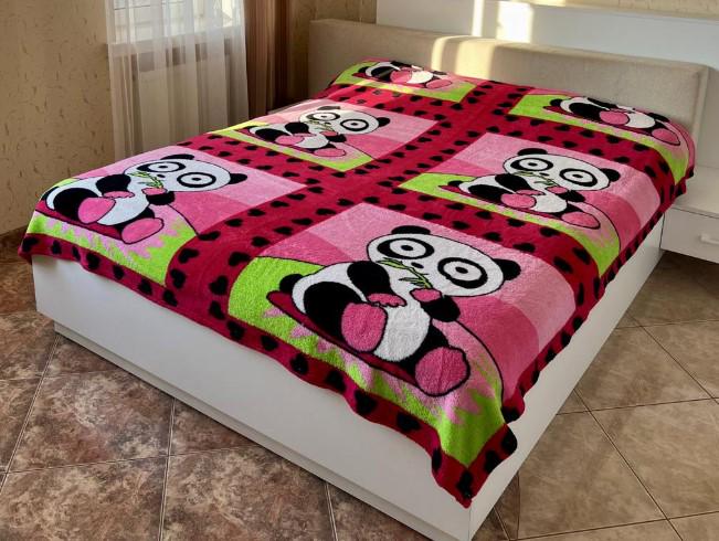 Плед UT Store PD01 Панда Рожевий (24946622)