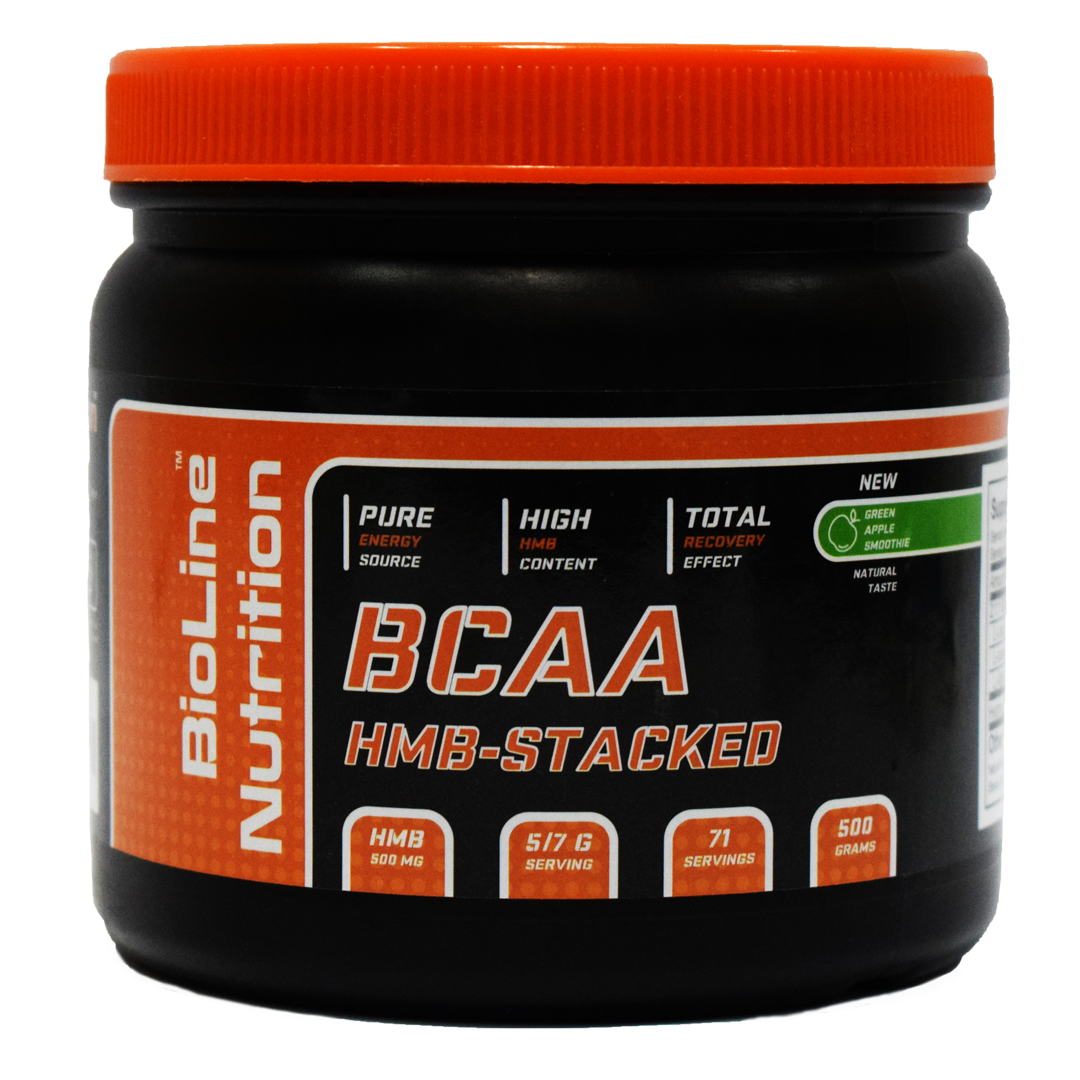 Амінокислоти BCAA 2:1:1 BioLine Nutrition Яблуко 0,5 кг Амінокислоти BCAA 2:1:1 BioLine Nutrition Яблуко 0,5 кг
