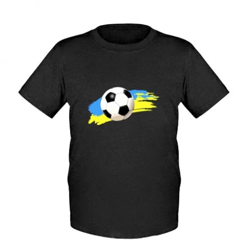 Футболка детская Football of Ukraine 140 см Черный (532808-2-50443-M)