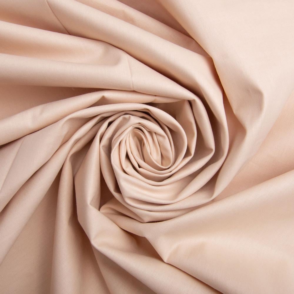 Ткань бязь ранфорс для постельного белья хлопок V-40 130 гр/м2 240 см Нуга